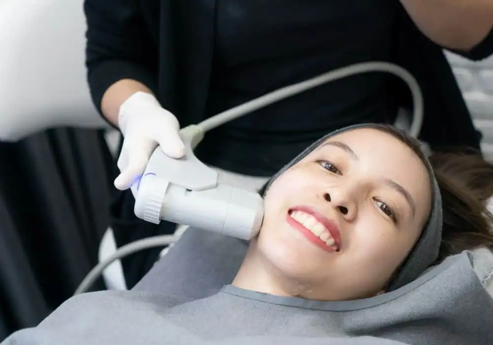 HIFU treatment Oxshott in progress