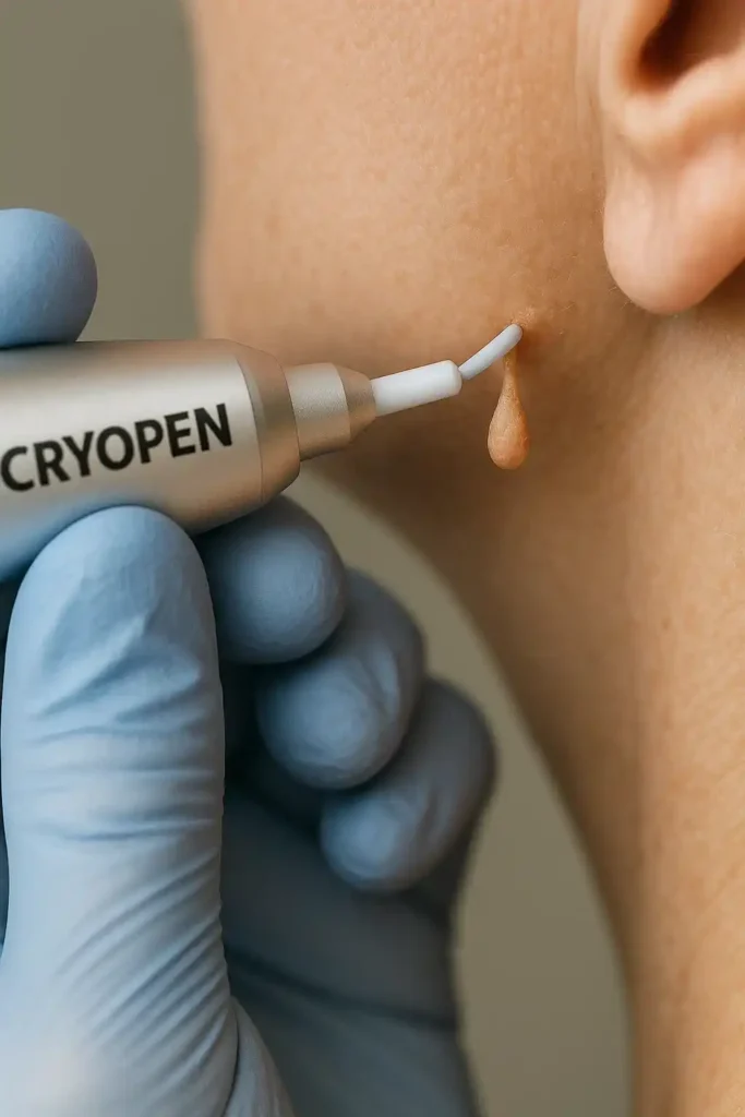Cryopen for skin tags removal Oxshott speak to our team today!