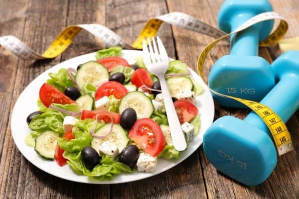 Example of good diet and exercise Oxshott