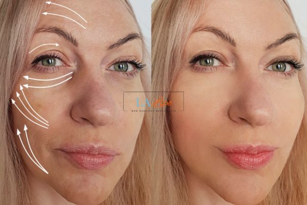 Morpheus 8 results Oxshott face lift.